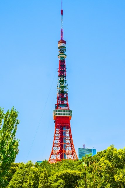 昼間障害標識の例（東京タワー）