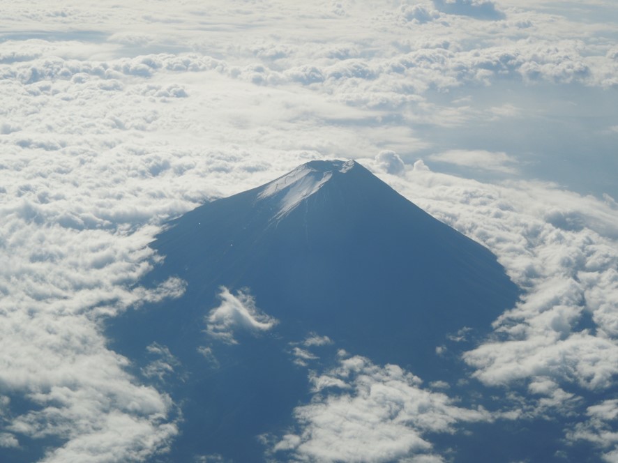富士山山頂の様子
